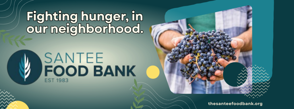 Fighting hunger in our neighborhood. Santee Food Bank.